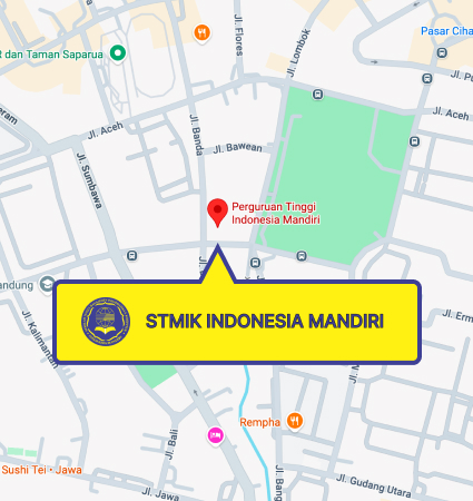 Peta Lokasi (Google Map) STMIK-IM Nomor